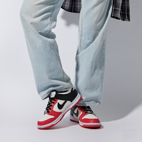 Giày Nike NBA x Dunk Low EMB GS '75th Anniversary Bulls' DO6288-100 - Ảnh 3