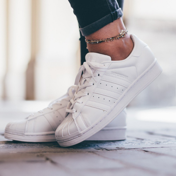 Giày Adidas Superstar White Glossy Toe 'White' BB0683 - Ảnh 5