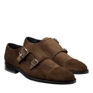 Alternative view of Giày Jimmy Choo Finnion 'Brown' FINNIONMONKSTRAPSVV027245