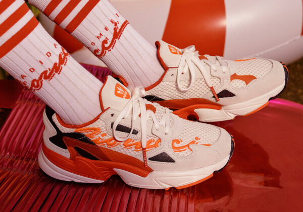 Giày Adidas Fiorucci x Wmns Falcon 'Off White' G28914 - Ảnh 4