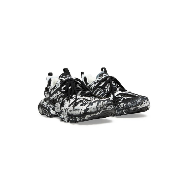 Giay Balenciaga x Adidas Track Graffiti 'Black' 542023-W3RRA-1090