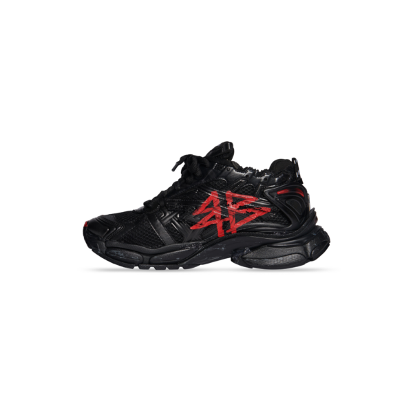 Giay Balenciaga x Adidas Runner Graffiti 'Black' 677403-W3RBQ-1060
