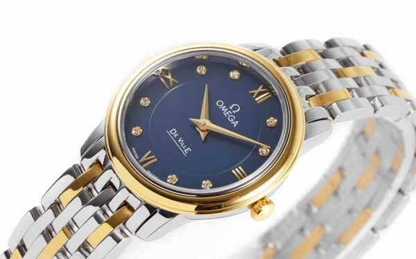 Đồng Hồ Omega De Ville Prestige 'Silver Gold' 424-20-27-60-53-002 - Ảnh 3