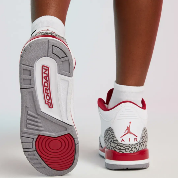 Giày Nike Air Jordan 3 Retro 'Cardinal Red' 398614-126 - Ảnh 3
