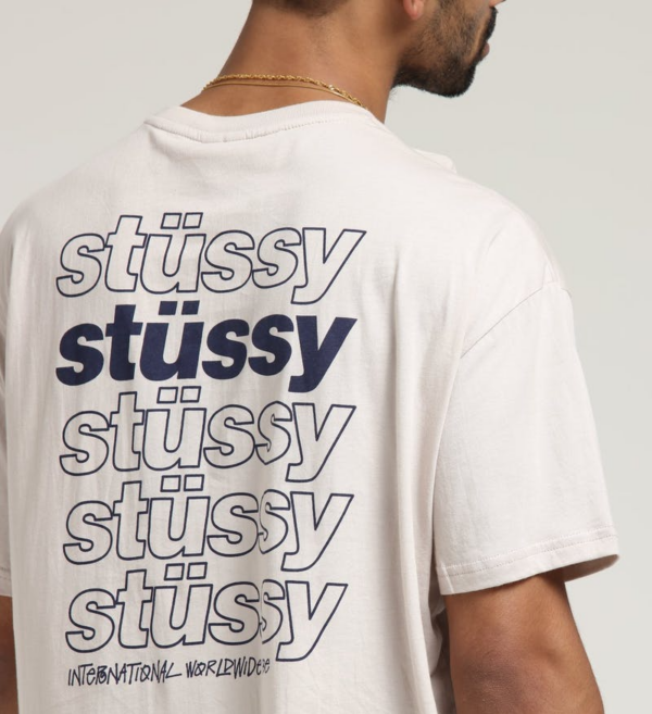 Áo Stussy Italic Tee 'White' - Ảnh 2