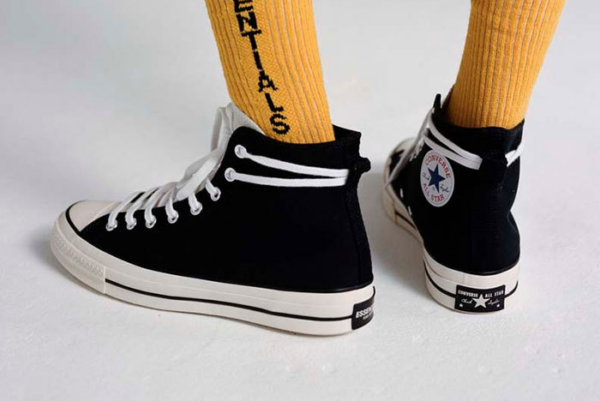 Giày Converse Fear of God x Chuck 70 Hi 'Black' 164529C - Ảnh 4
