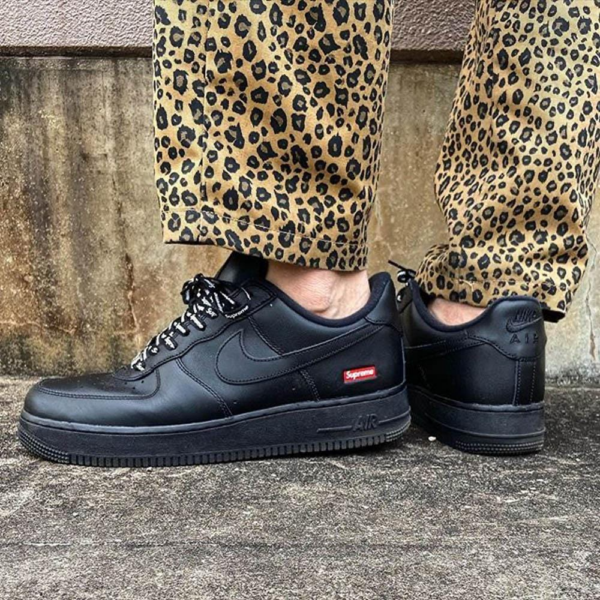 Giày Nike Supreme x Air Force 1 Low 'Box Logo Black' CU9225-001 - Ảnh 6