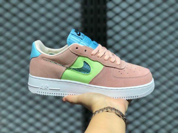 Giày Nike Air Force 1 Low Washed Coral Ghost Green CJ1647-600 - Ảnh 2
