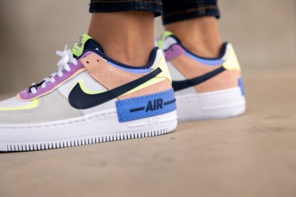 Giày Nike Wmns Air Force 1 Shadow 'Crimson Tint Volt' CU8591-001 - Ảnh 3