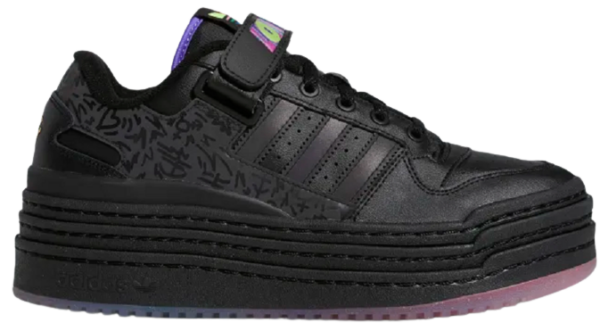 Giày Adidas Forum Triple Platform Pride Low 'Core Black' GX6396