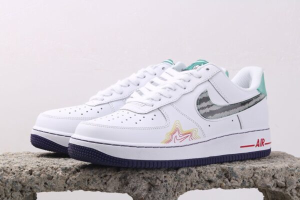 Giày Nike Air Force 1 Music DeAaron Fox Brittney Griner CW6015-100 - Ảnh 2