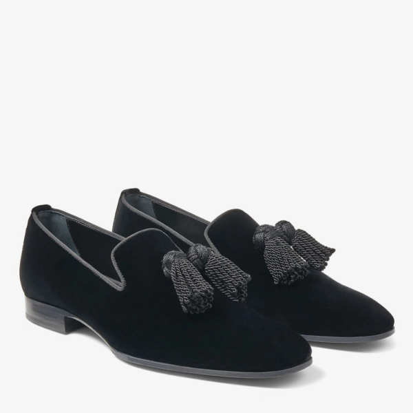Giày Jimmy Choo Foxley M 'Black' FOXLEYMVEL010003 - Ảnh 2