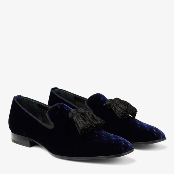 Giày Jimmy Choo Foxley M 'Navy' FOXLEYMZTT040014 - Ảnh 2