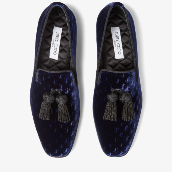 Giày Jimmy Choo Foxley M 'Navy' FOXLEYMZTT040014 - Ảnh 4