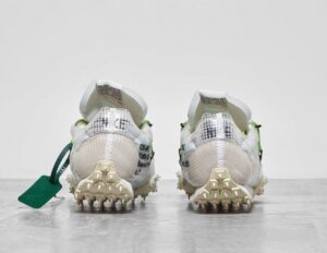 Alternative view of Giày Nike Waffle Racer Off-White White Green (W) CD8180-100