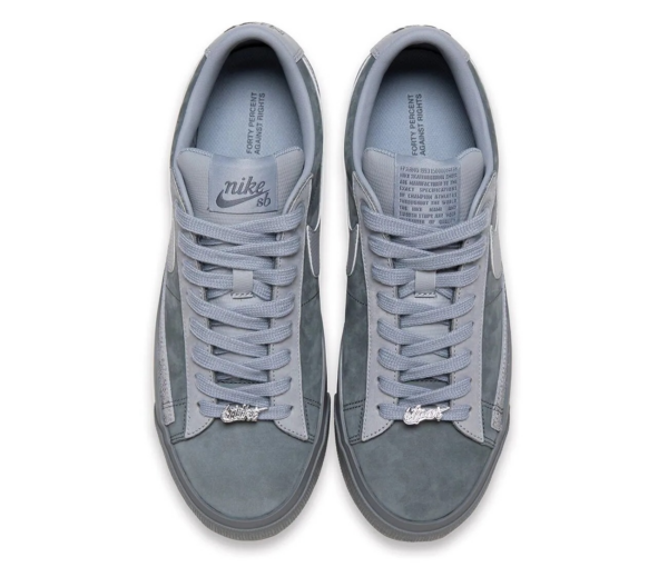 Giày Nike SB Blazer Low QS x FPAR 'Cool Grey' DN3754-001 - Ảnh 4