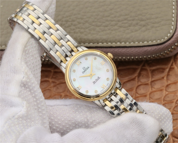 Đồng Hồ Omega De Ville Prestige 'Silver Gold' 424-20-27-60-55-001 - Ảnh 5