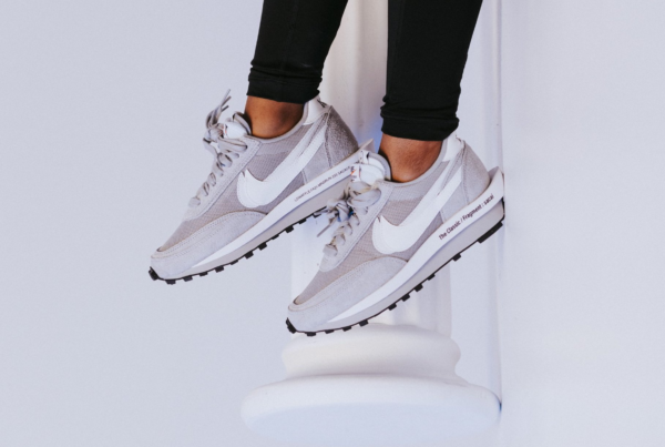 Giày Nike Fragment Design x sacai x LDV Waffle 'Light Smoke Grey' DH2684-001 - Ảnh 2