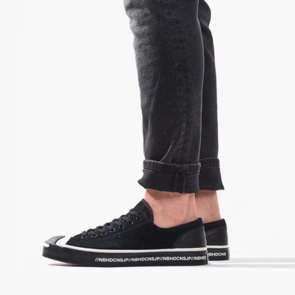 Giày Converse NEIGHBORHOOD x Jack Purcell Low 'Black' 165604C - Ảnh 2