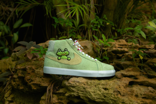 Giày Nike Frog Skateboards x Blazer Mid SB QS 'Frog Skateboards' AH6158-300 - Ảnh 5