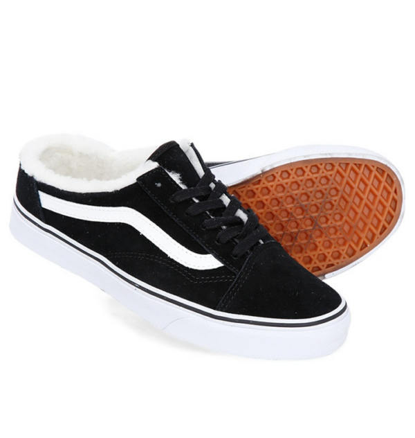 Giày Vans Old Skool Mule Sneakers Shoes 'Black White' VN0A4P3YTC6 - Ảnh 6