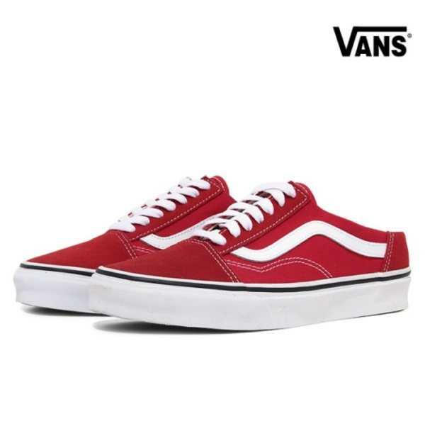 Giày Vans Old Skool Mule 'Red' VN0A3MUSJV6 - Ảnh 4