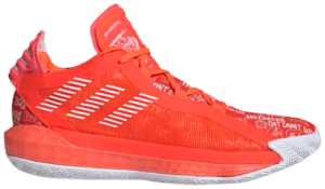 Giày Adidas Dame 6 'Solar Red' FU6808