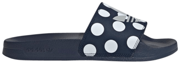 Dép Adidas Wmns Adilette Lite Slides 'Trefoil Logo Polka Dot Navy' FU9148