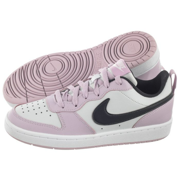Giày Nike Court Borough Low 2 GS 'Photon Dust Off Noir' BQ5448-005 - Ảnh 2