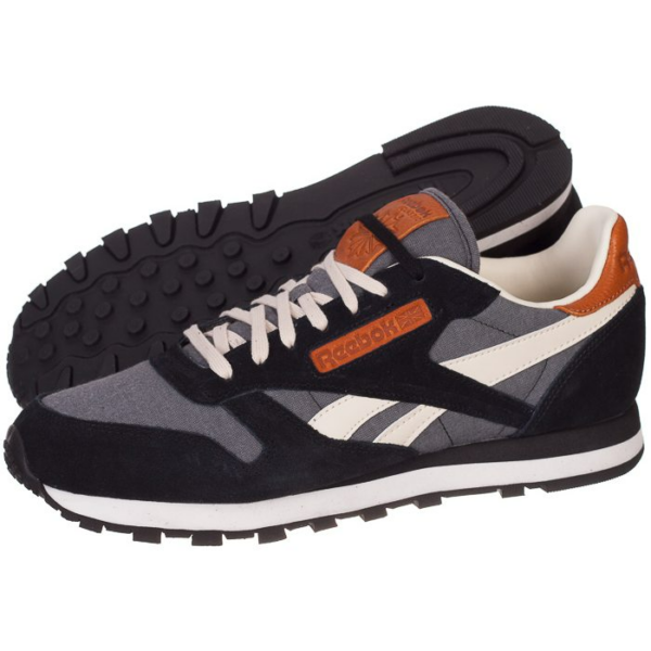 Giày Reebok Cl Leather CH 'Black White' M45452 - Ảnh 2