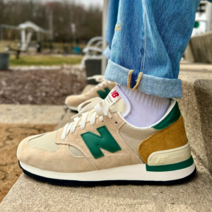 Giay New Balance 990v1 MiUSA 'Tan Green' M990TG1