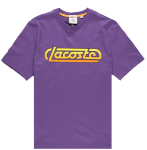 Ao Lacoste Futurist T Shirt Purple