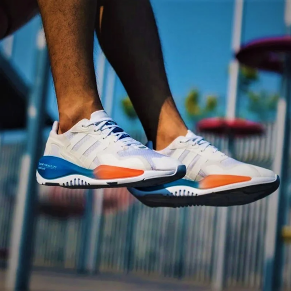 Giày Adidas ZX Alkyne 'White Blue Coral' FV2315 - Ảnh 4