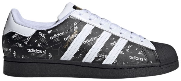 Giày Adidas Superstar 'All Over Print Black' FV2820