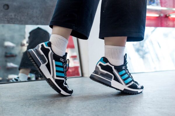 Giày Adidas ZX 750 HD 'Bright Cyan' FV2874 - Ảnh 4