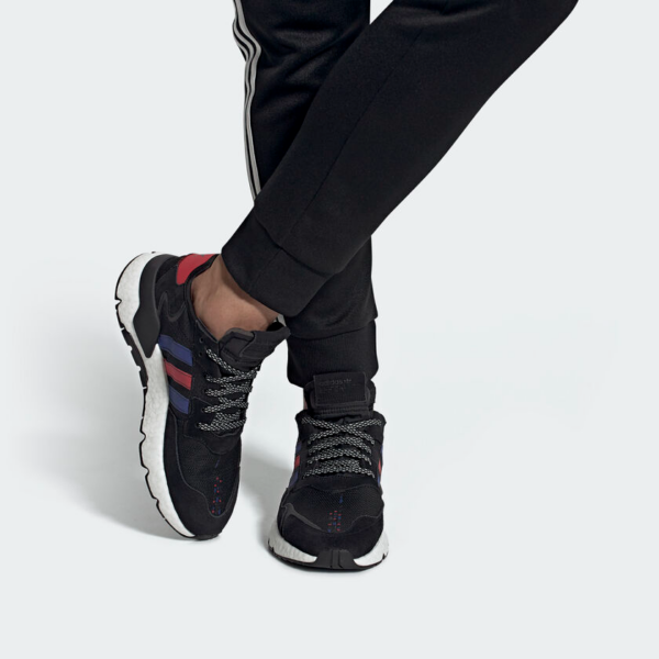 Giày Adidas Nite Jogger 'Black Royal Scarlet' FV3585 - Ảnh 2