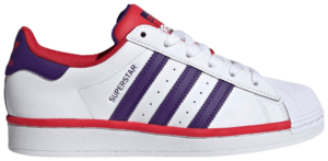 Giày Adidas Superstar J 'White Collegiate Purple Scarlet' FV3666