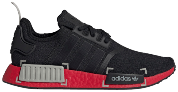 Giày Adidas NMD_R1 'Black Grey Scarlet' FV3907