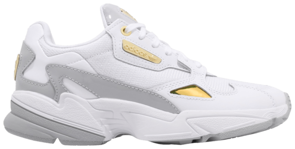 Giày Adidas Wmns Falcon 'White Gold Metallic' FV5091