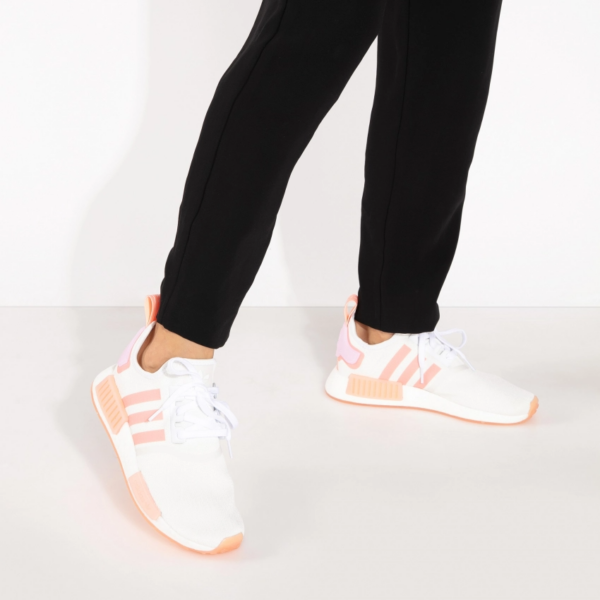 Giày Adidas Originals NMD R1 'White Pink' FV8730 - Ảnh 5