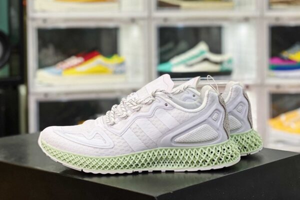 Giày Adidas ZX 2K 4D 'Triple White' FW2002 - Ảnh 4