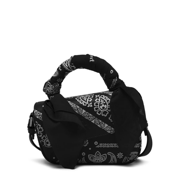 Túi Palm Angels Bandana 'Black White' PWNP004F21LEA0011001 - Ảnh 2