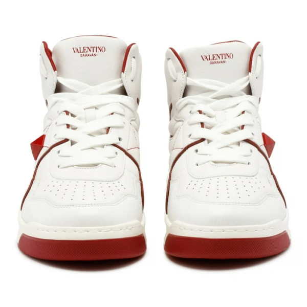 Giày Valentino Garavani One Stud White Red Sneakers WY2S0E63NWNR81 - Ảnh 3