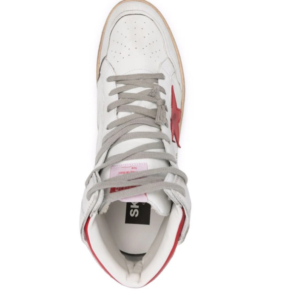 Giày Golden Goose Sky Star High 'White Red' GMF00230-F002190-10350 - Ảnh 4
