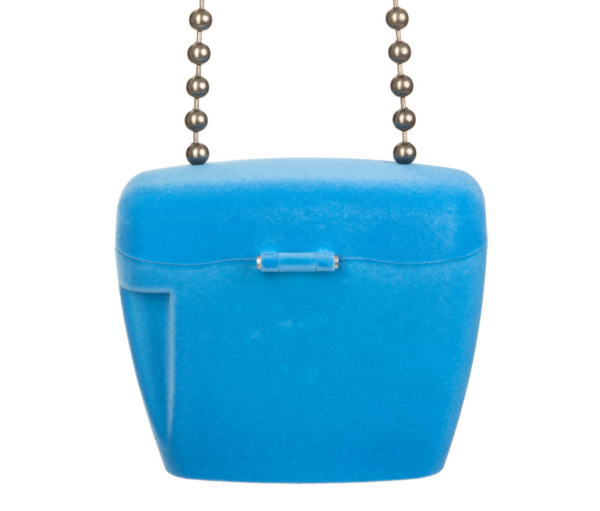 Túi Palm Angels Flock Mini Padlock Bag PWNQ002F21LEA0014001 - Ảnh 4