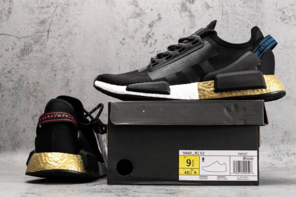 Giày Adidas NMD_R1 V2 'Metallic Gold' FW5327 - Ảnh 4