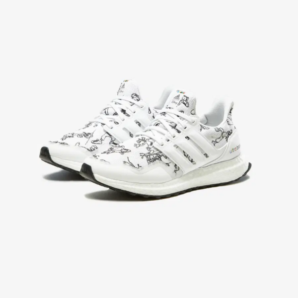 Giày Adidas UltraBoost DNA J 'Sport Goofy Pack White' FX0228 - Ảnh 2