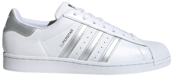 Giày Adidas Superstar 'White Silver Metallic' FX2329
