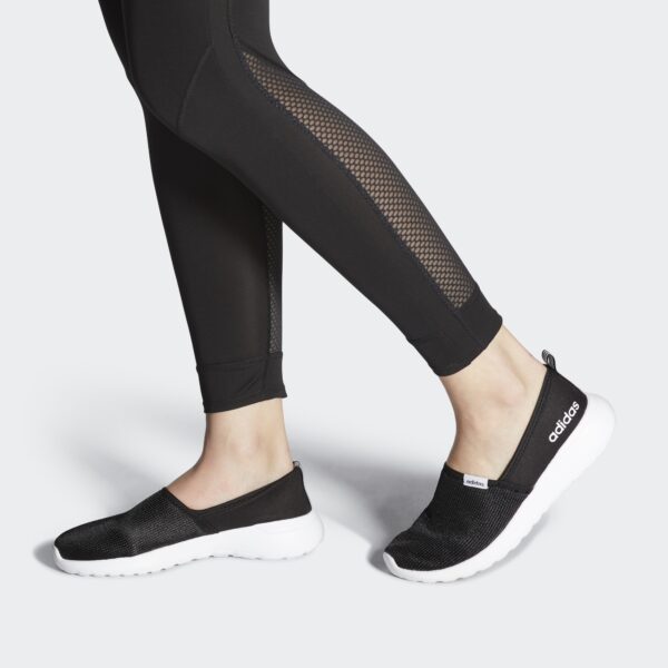 Giày Adidas Lite Racer Slip-On "Core Black" FX3304 - Ảnh 4