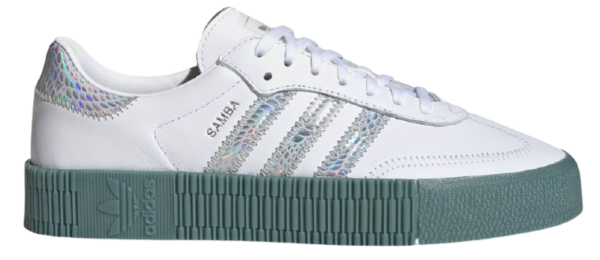 Giày Adidas Wmns Sambarose 'White Silver Green' FX6274